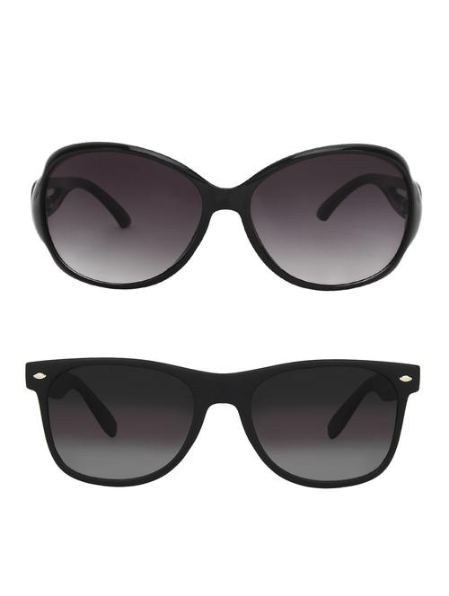 zyaden combo oval and wayfarer sunglasses- combo 2487 - 15332506 - Very Small Image - 1