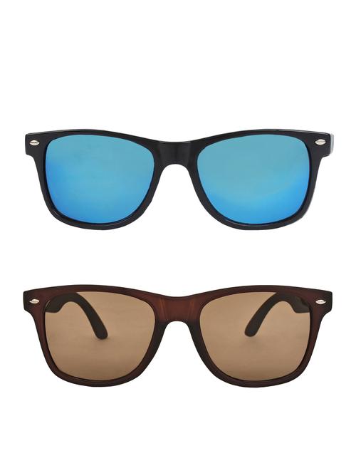zyaden combo of 2 wayfarer and wayfarer sunglasses- combo 2564 - 15332581 - Very Small Image - 1
