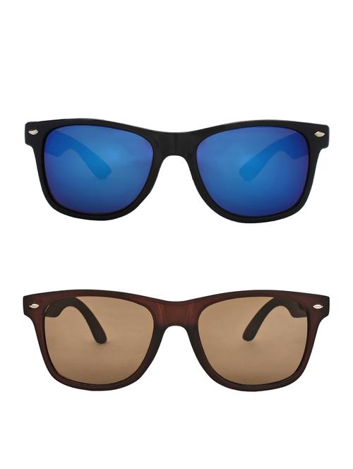 zyaden combo of 2 wayfarer and wayfarer sunglasses- combo 2567 - 15332584 - Very Small Image - 1