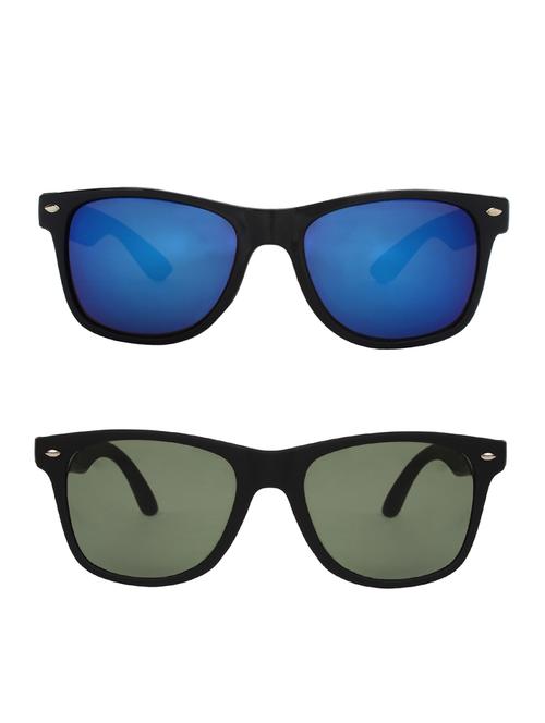 zyaden combo of 2 wayfarer and wayfarer sunglasses- combo 2584 - 15332600 - Very Small Image - 1
