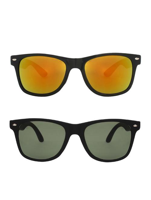 zyaden combo of 2 wayfarer and wayfarer sunglasses- combo 2585 - 15332601 - Very Small Image - 1