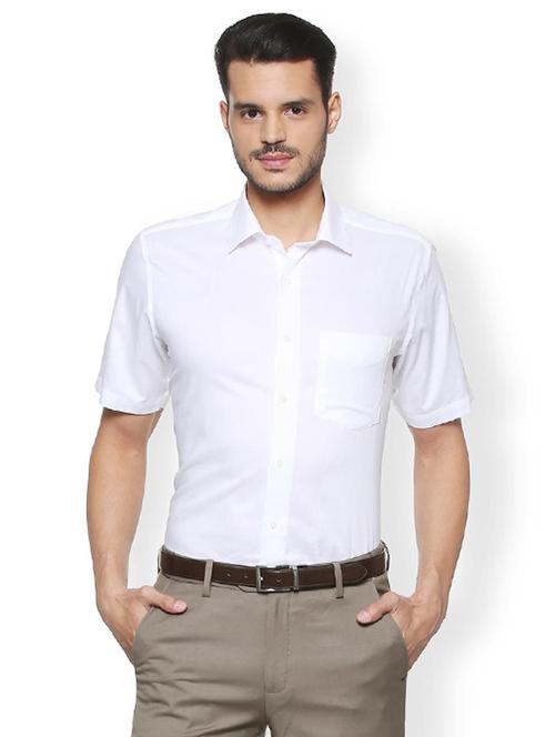 white cotton formal shirt - 15333381 - Very Small Image - 1