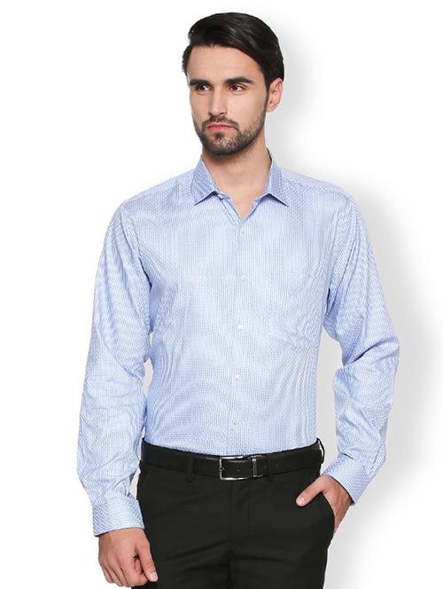 blue cotton formal shirt - 15333382 - Very Small Image - 1