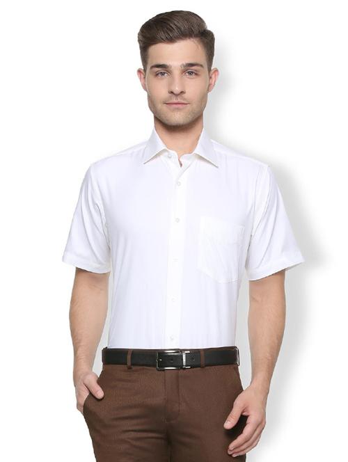 white cotton formal shirt - 15333396 - Very Small Image - 1