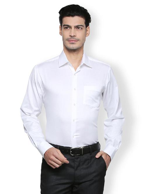 white cotton formal shirt - 15333407 - Very Small Image - 1