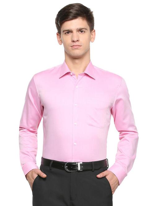 pink cotton formal shirt - 15333423 - Very Small Image - 1