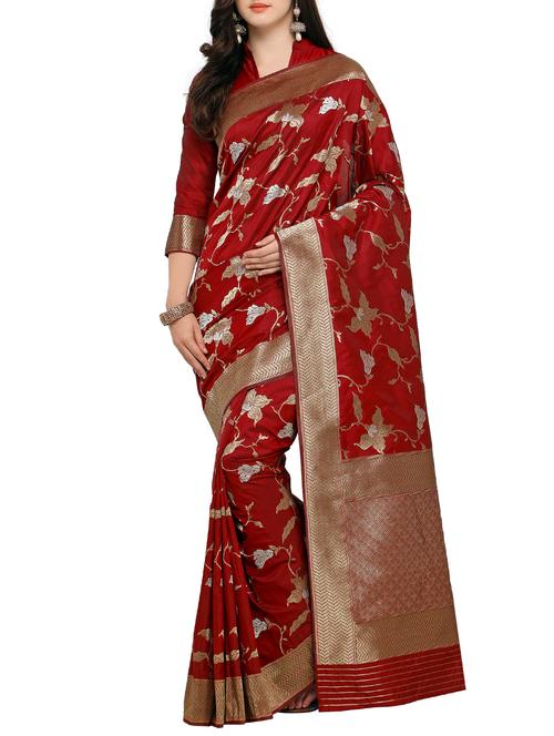 zari banarasi saree - 15333652 - Very Small Image - 1