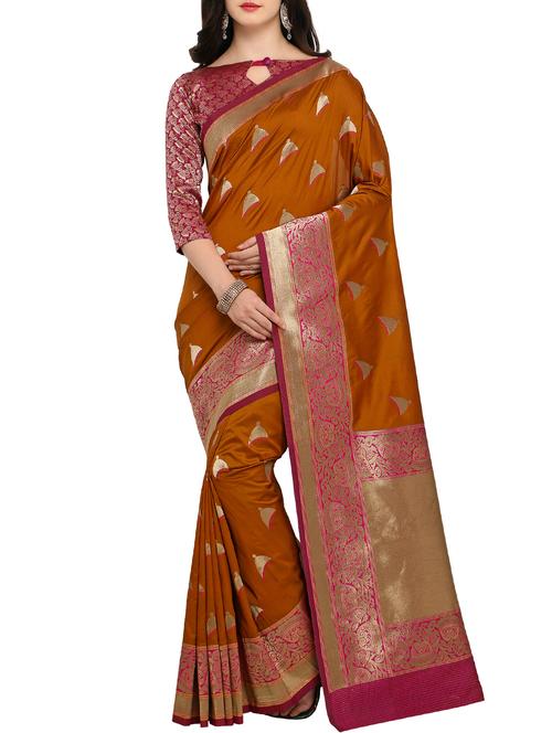 zari banarasi saree - 15333653 - Very Small Image - 1