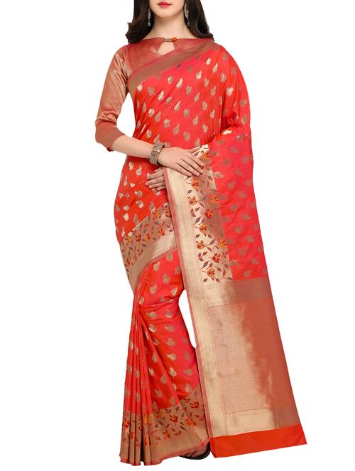 zari banarasi saree - 15333656 - Very Small Image - 1