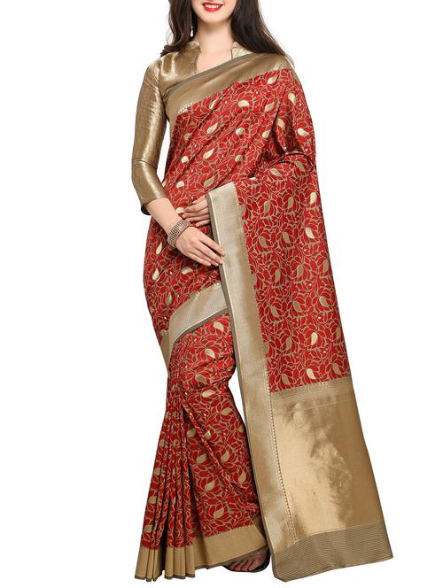 zari banarasi saree - 15333660 - Very Small Image - 1