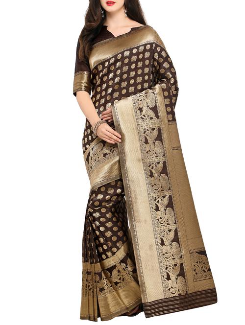 zari banarasi saree - 15333681 - Very Small Image - 1