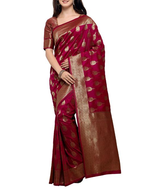 zari banarasi saree - 15333733 - Very Small Image - 1