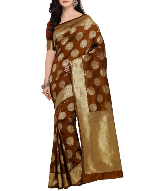 zari banarasi saree - 15333734 - Very Small Image - 1