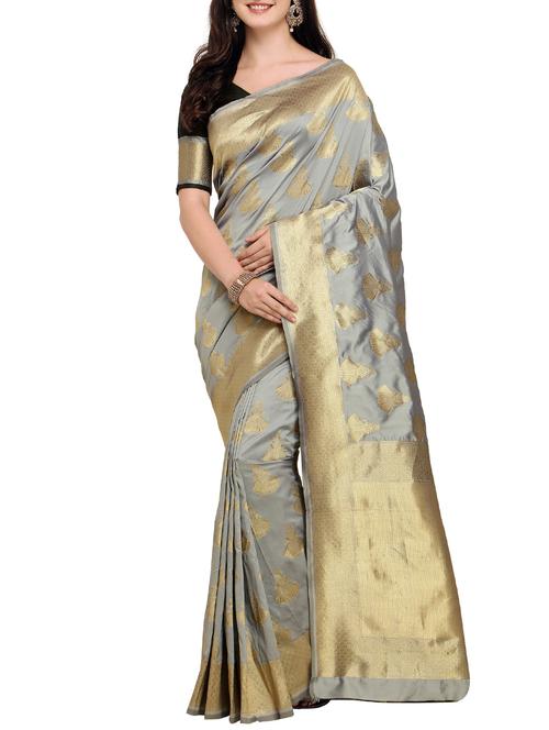 zari banarasi saree - 15333737 - Very Small Image - 1