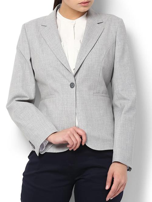 lapel neck single breasted blazer - 15333804 - Very Small Image - 1