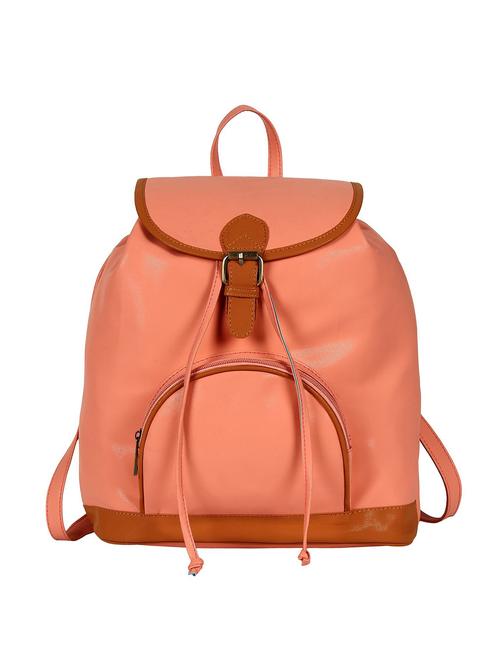 pink leatherette (pu) fashion backpack - 15333922 - Very Small Image - 1
