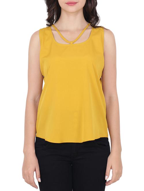 stylised neck sleeveless top - 15335889 - Very Small Image - 1