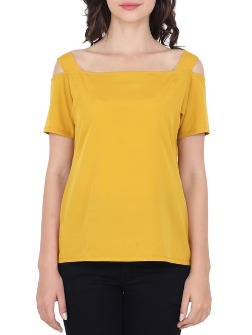 cold shoulder square neck top - 15335898 - Very Small Image - 1