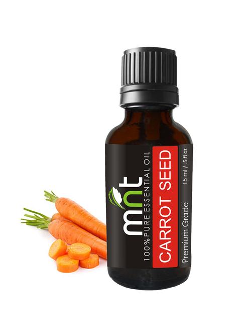mnt carrot seed carrier oil (15ml) 100% pure natural & undiluted for tone the skin, enhance skin rejuvenation & mooth wrinkles - 15336400 - Very Small Image - 1