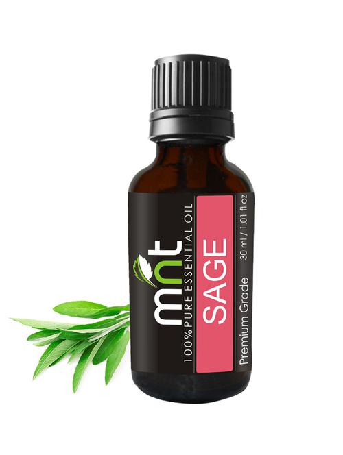 mnt sage essential oil (30ml) 100% pure natural & undiluted therapeutic grade & aromatherapy - 15336496 - Very Small Image - 1