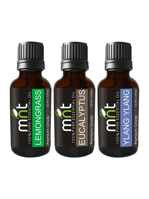 mnt diffuser oil / aroma oil / scented oil / fragrance oil (lavender, eucalyptus, ylang-ylang (each 15ml 3 in one (15 ml) - 15336528 - Very Small Image - 1