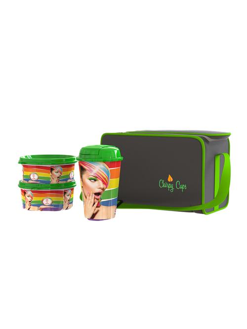 set of 2 lunch boxes and 1 medium sipper (500 ml) - 15337144 - Very Small Image - 1