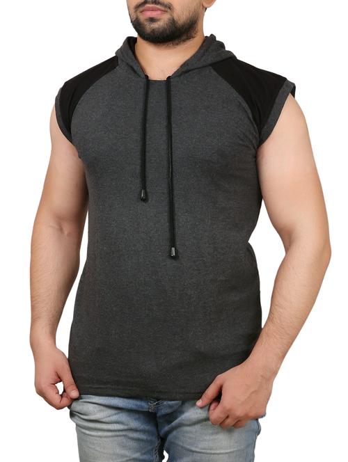 grey cotton t-shirt - 15338263 - Very Small Image - 1