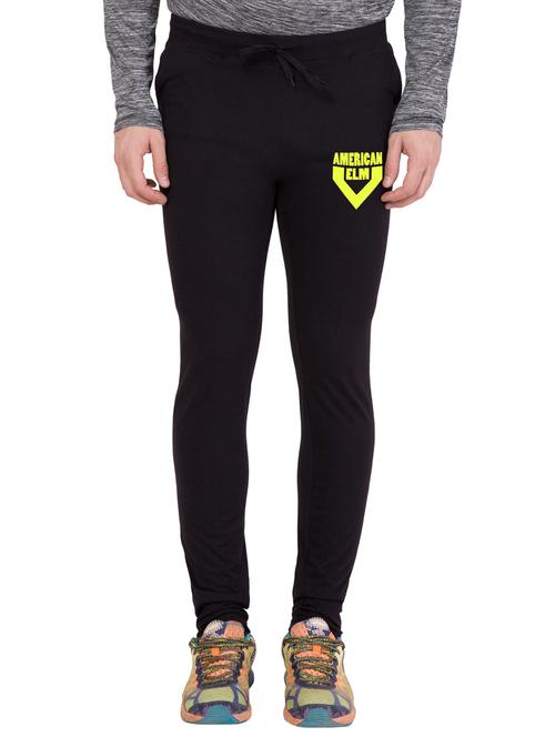 black cotton full length track pant - 15340637 - Very Small Image - 1
