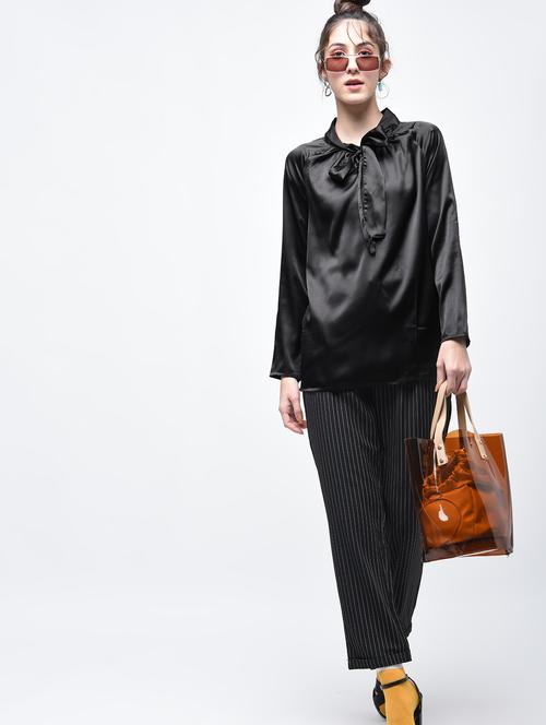 tie knot neck top - 15341975 - Very Small Image - 1