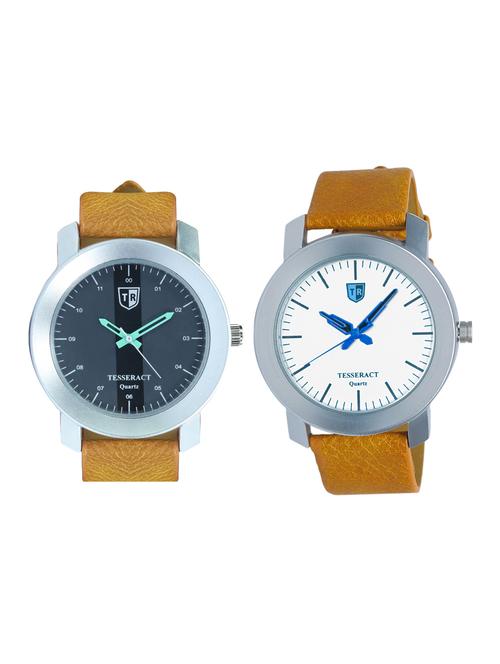 tesseract black dial men's analogue watches (sbrgb013+brw043) - 15344072 - Very Small Image - 1
