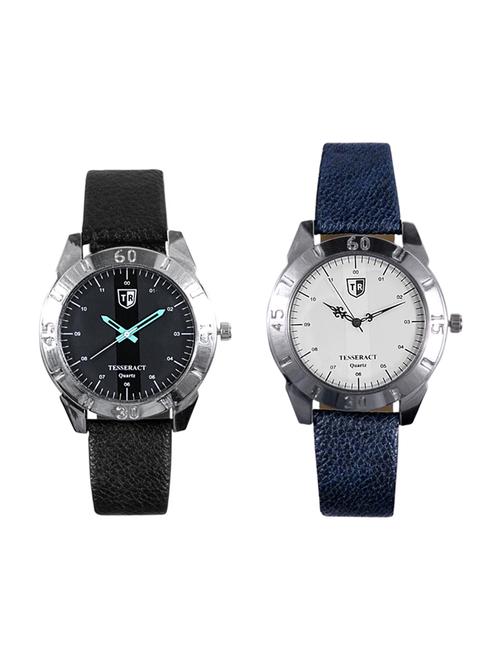 tesseract black dial men's analogue watches (sbgb021+olbsfw035) - 15344178 - Very Small Image - 1