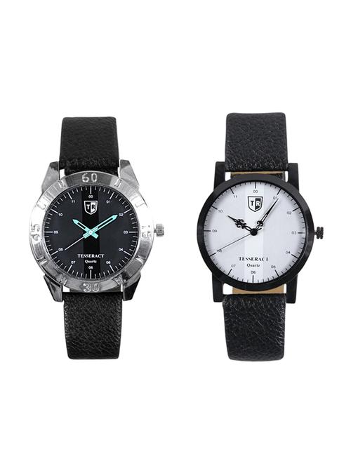 tesseract black dial men's analogue watches (sbgb021+sbofw045) - 15344183 - Very Small Image - 1