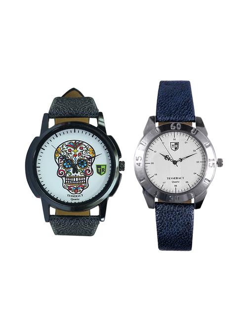 tesseract skull face dial men's analogue watches (ubcfs023+olbsfw035) - 15344203 - Very Small Image - 1