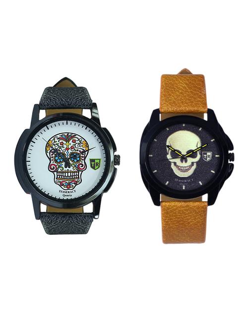 tesseract skull face dial & black skull face dial men's watches (ubcfs023+ubrgs047) - 15344209 - Very Small Image - 1