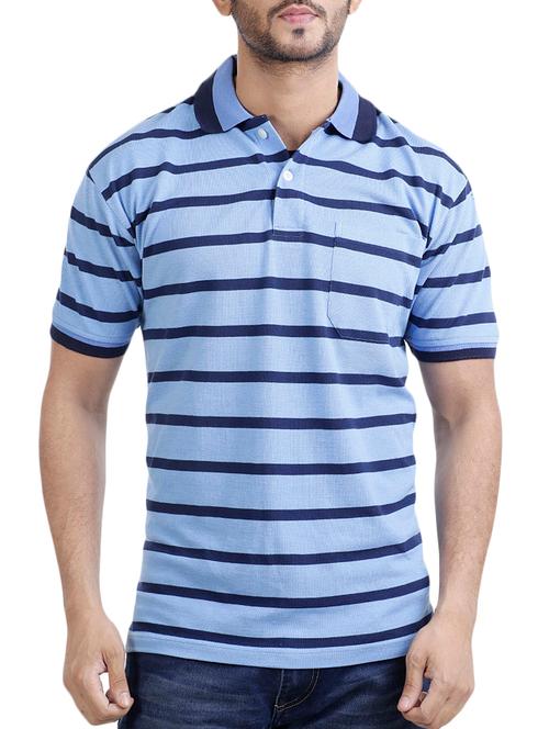 light blue cotton tshirt - 15344579 - Very Small Image - 1
