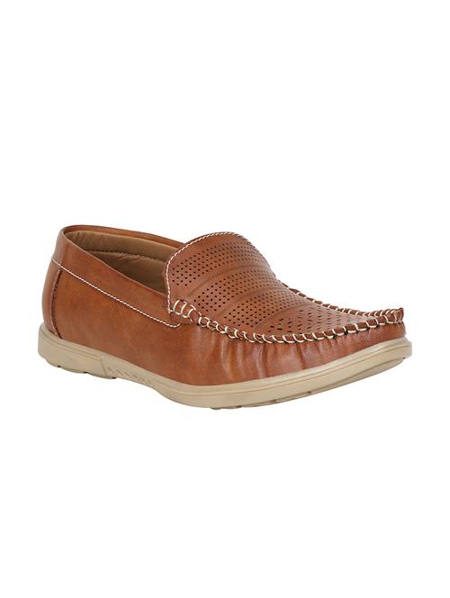tan leatherette casual slip on - 15345273 - Very Small Image - 1