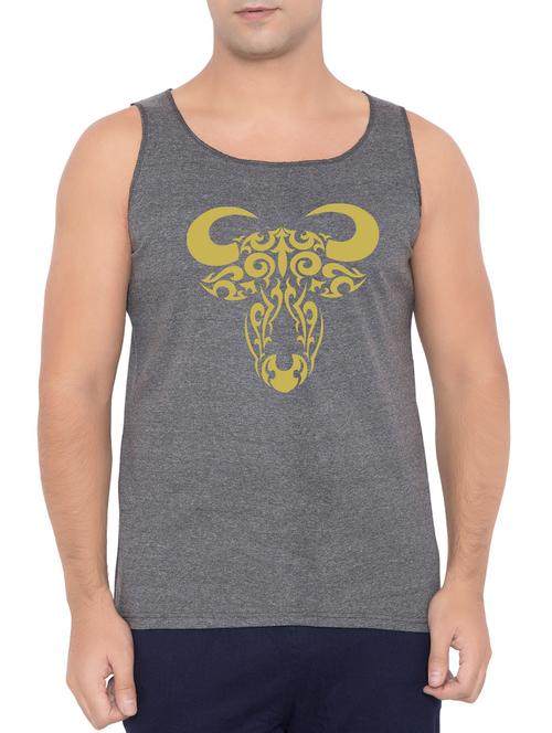 grey cotton blend vest - 15348436 - Very Small Image - 1