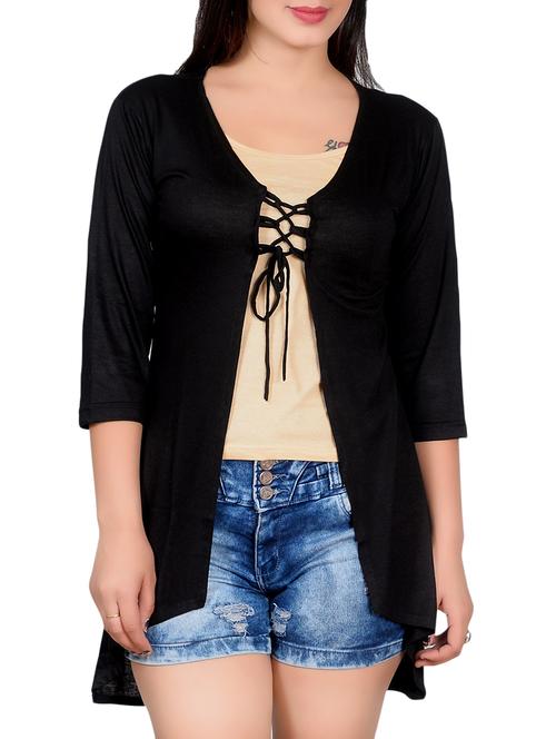 front tie knot shrug - 15348922 - Very Small Image - 1