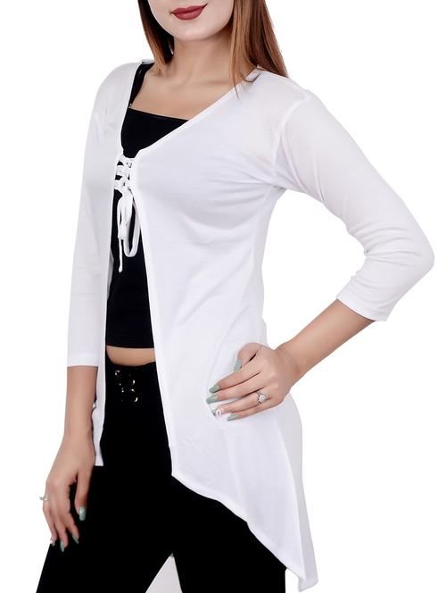 front tie knot shrug - 15348926 - Very Small Image - 1