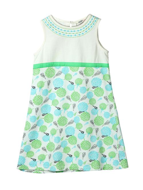 embroidery detailed key hole back dress - 15350530 - Very Small Image - 1