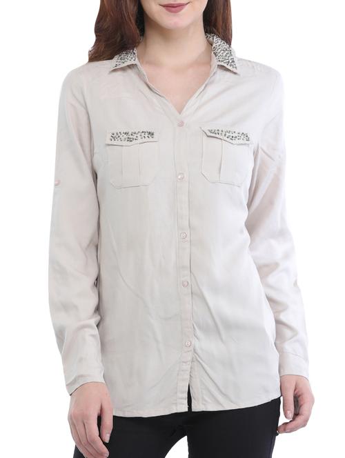 embellished patch pocket shirt - 15352477 - Very Small Image - 1