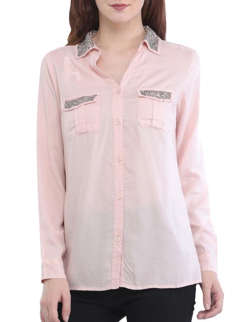 embellished patch pocket shirt - 15352479 - Very Small Image - 1