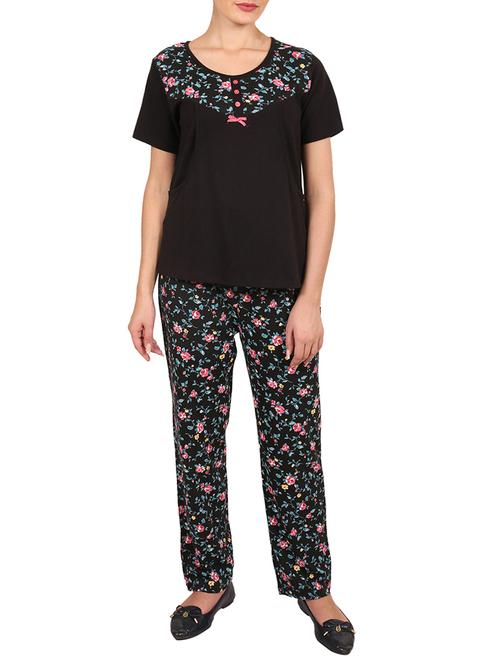 floral maternity nightwear set - 15352799 - Very Small Image - 1
