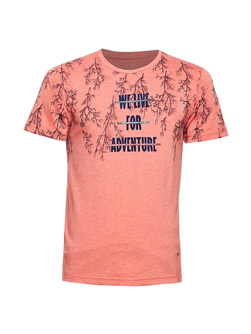 round neck graphic print t-shirt - 15353312 - Very Small Image - 1