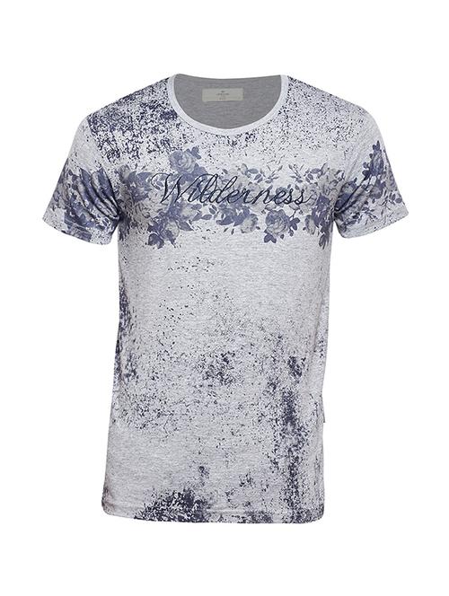 round neck graphic print t-shirt - 15353314 - Very Small Image - 1
