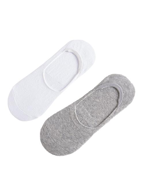 men pack of 2 solid no show sock - 15353924 - Very Small Image - 1