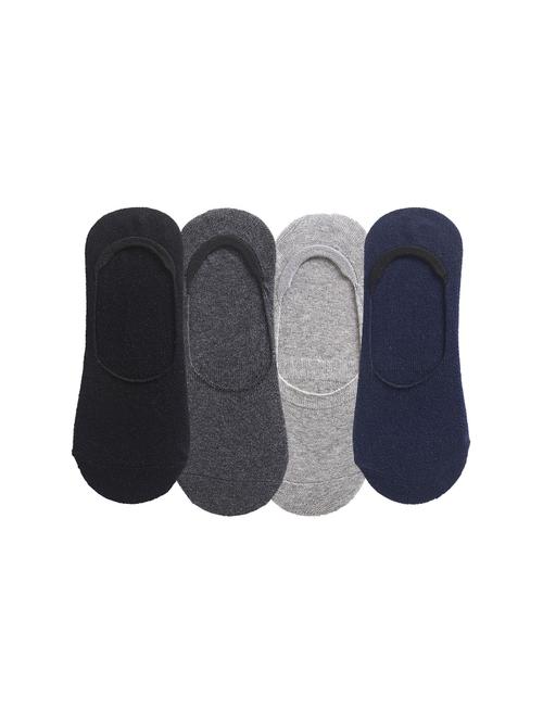 men pack of 4 solid no show sock - 15353938 - Very Small Image - 1