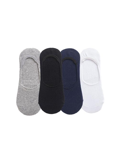 men pack of 4 solid no show sock - 15353940 - Very Small Image - 1