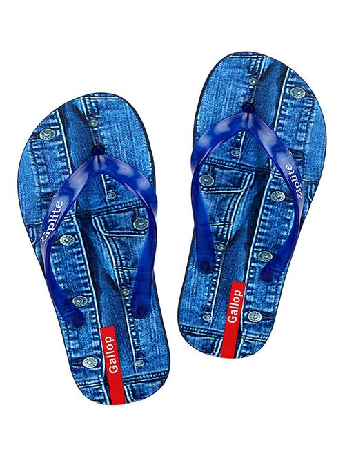 blue toe separator flip flops - 15355153 - Very Small Image - 1