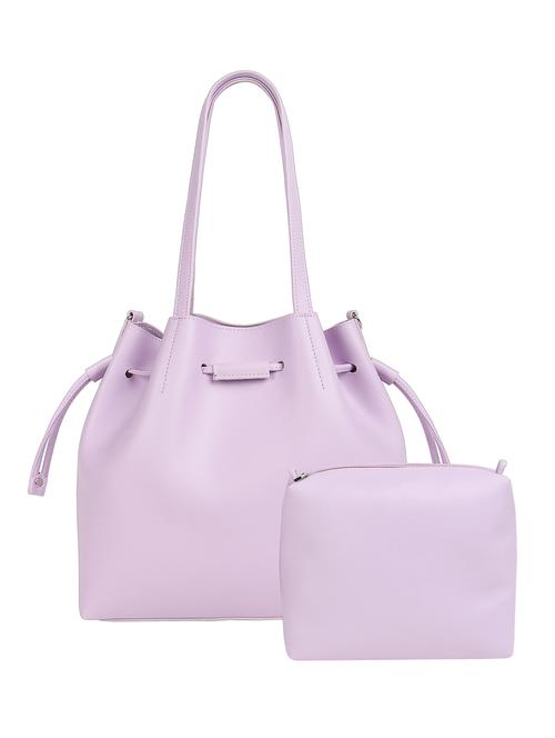 purple leatherette (pu) combo tote - 15359519 - Very Small Image - 1